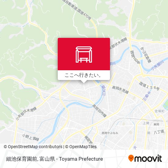 細池保育園前地図