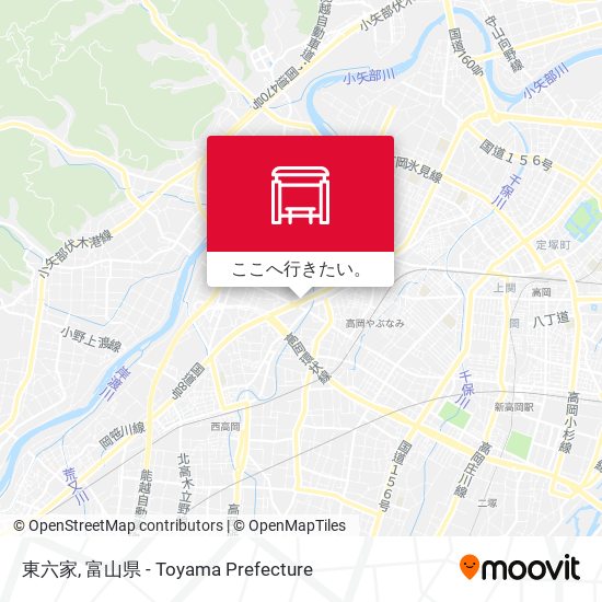 東六家地図