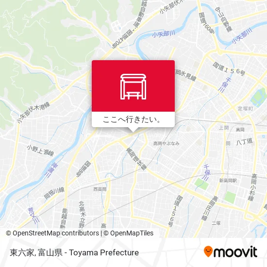 東六家地図