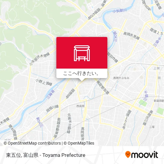東五位地図