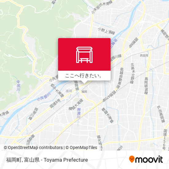 福岡町地図