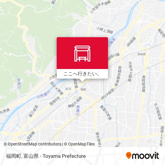 福岡町地図
