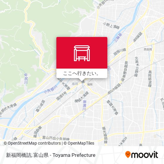 新福岡橋詰地図