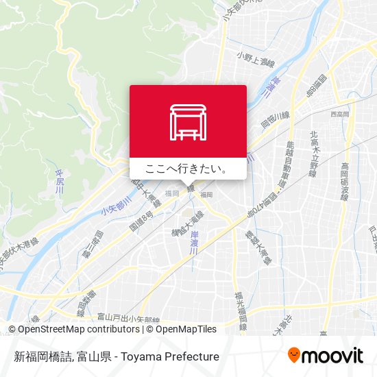新福岡橋詰地図