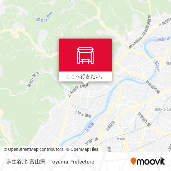 麻生谷北地図