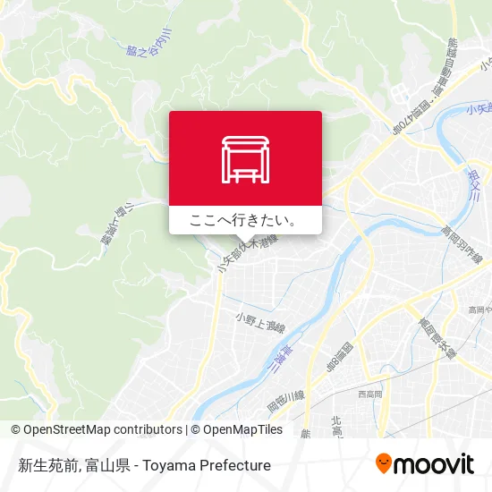 新生苑前地図