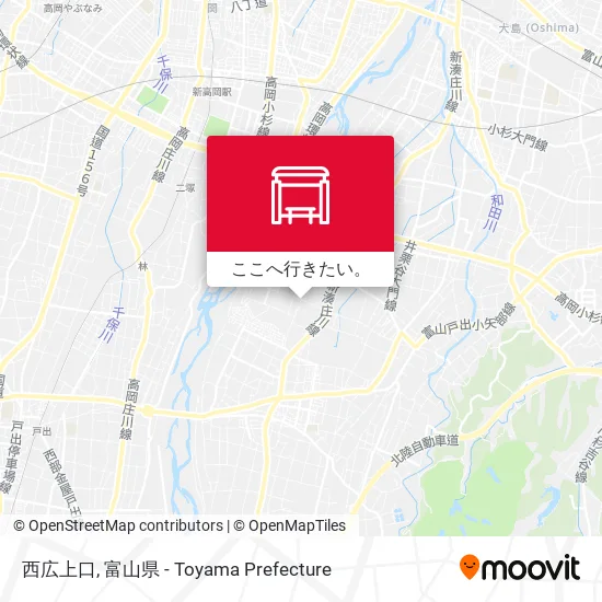 西広上口地図