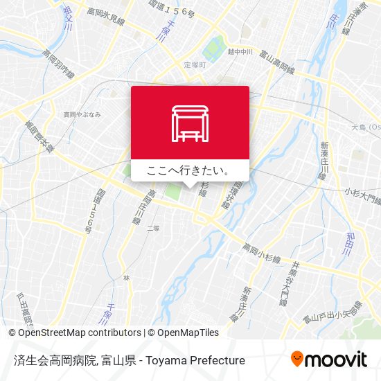 済生会高岡病院地図