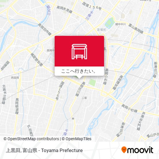 上黒田地図