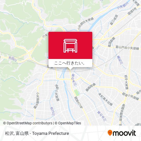 松沢地図