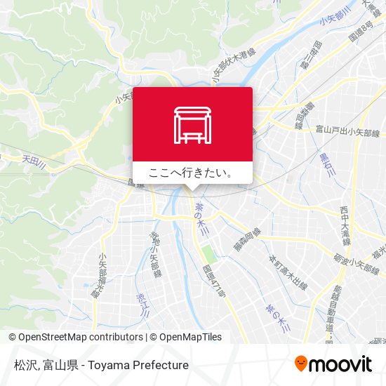松沢地図