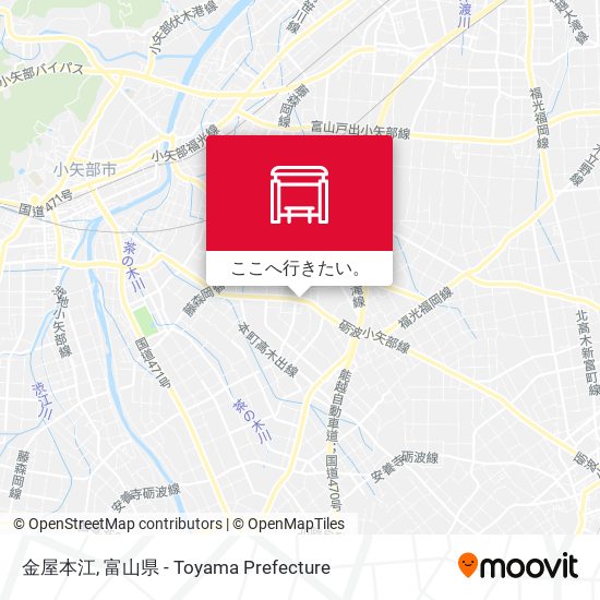 金屋本江地図