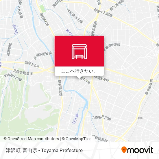 津沢町地図