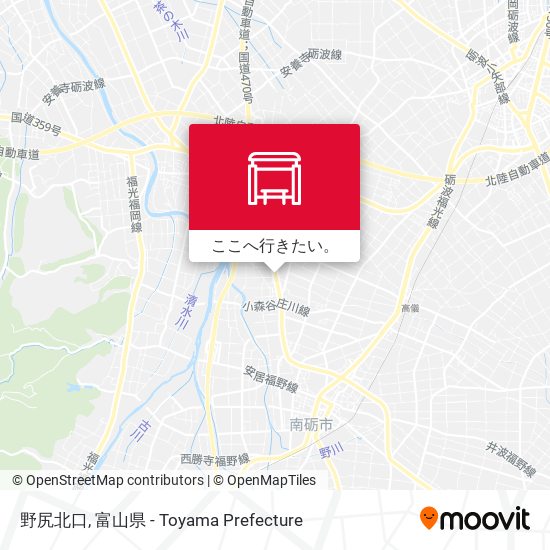 野尻北口地図