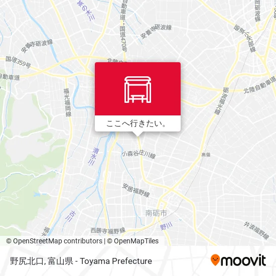 野尻北口地図