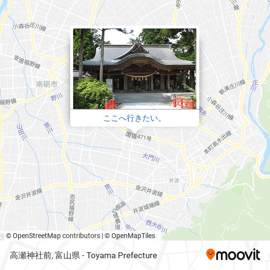 高瀬神社前地図