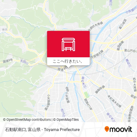 石動駅南口地図