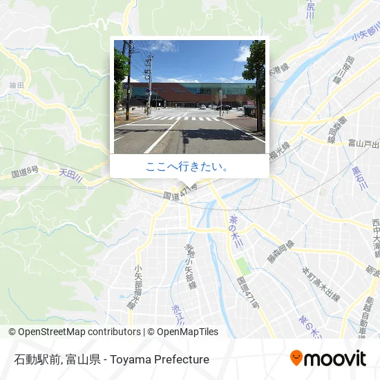 石動駅前地図