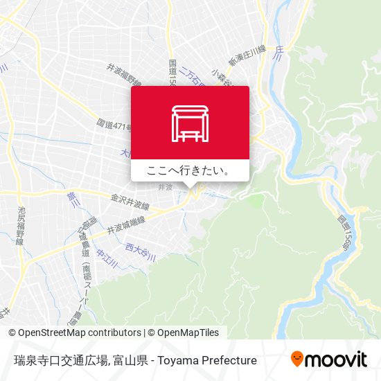 瑞泉寺口交通広場地図