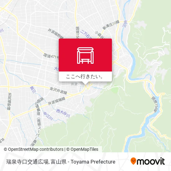 瑞泉寺口交通広場地図
