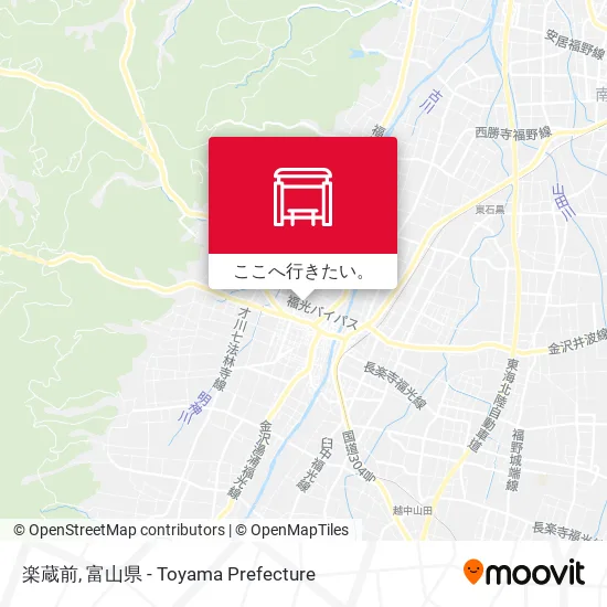 楽蔵前地図