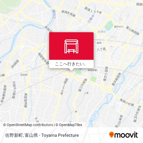 佐野新町地図