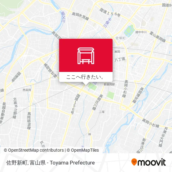 佐野新町地図