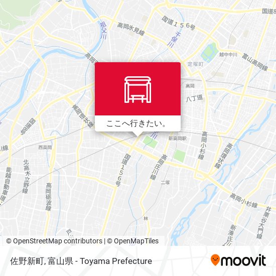 佐野新町地図