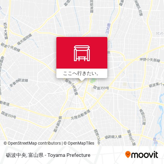 砺波中央地図