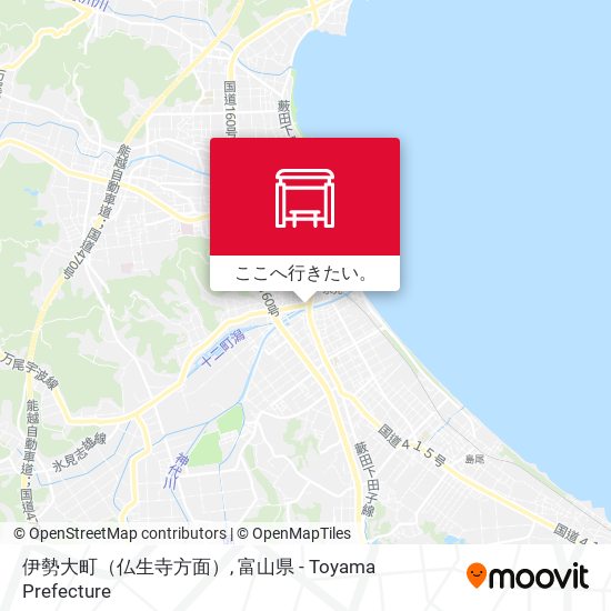 伊勢大町（仏生寺方面）地図