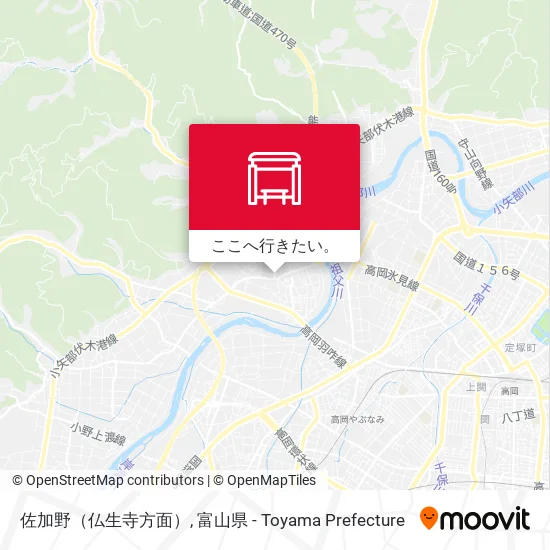 佐加野（仏生寺方面）地図