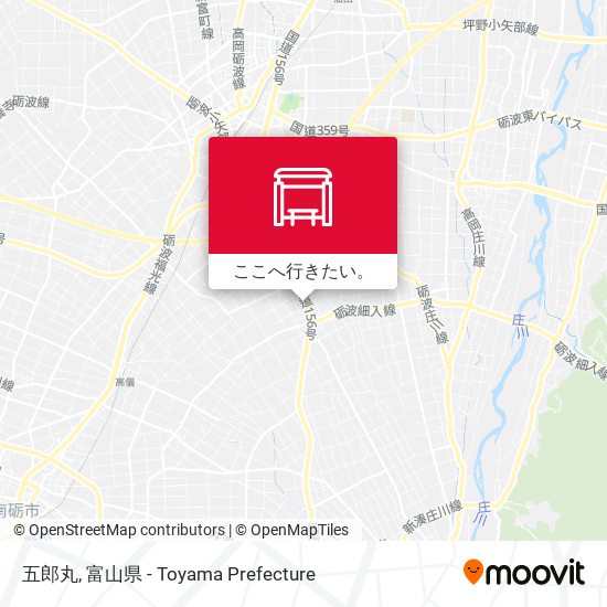 五郎丸地図