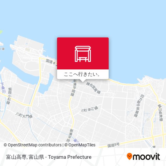富山高専地図