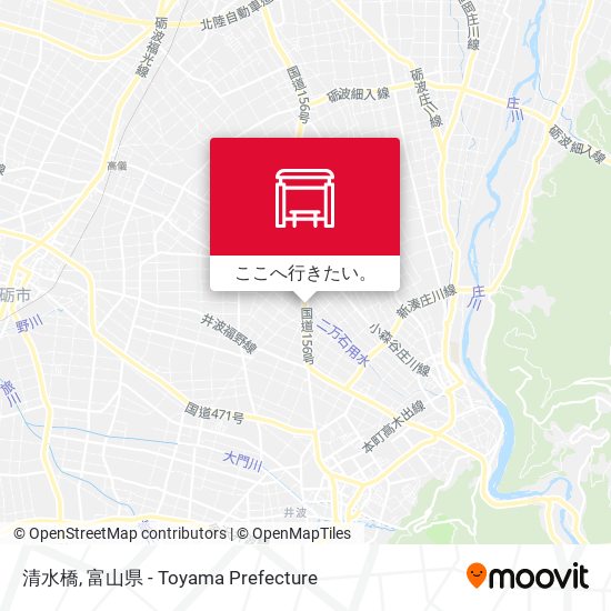 清水橋地図