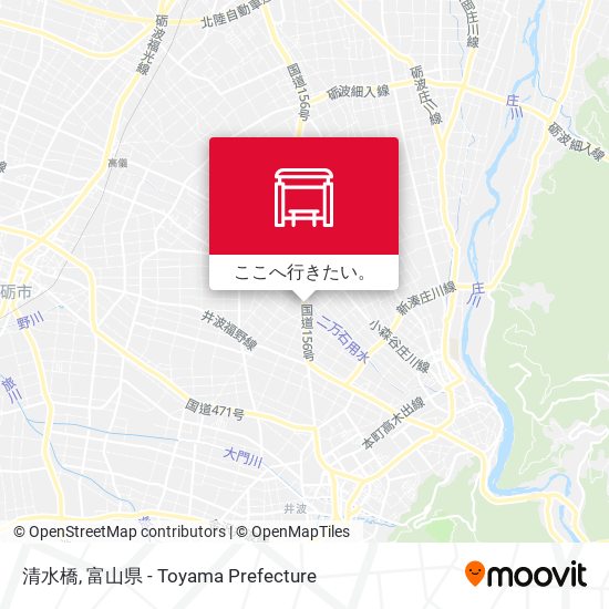 清水橋地図