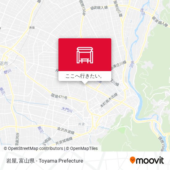 岩屋地図
