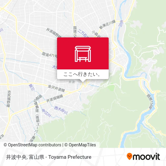 井波中央地図