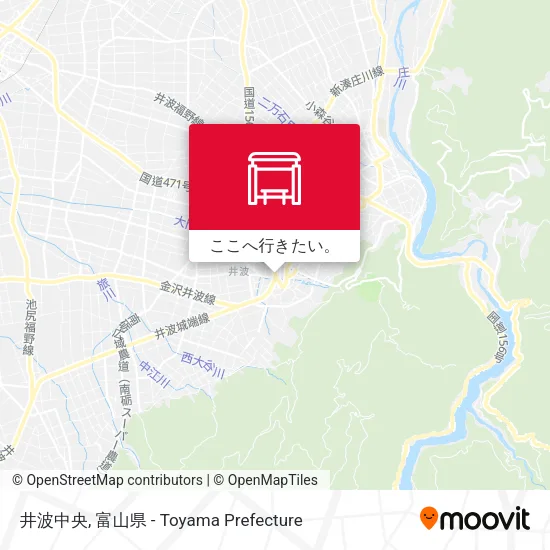 井波中央地図