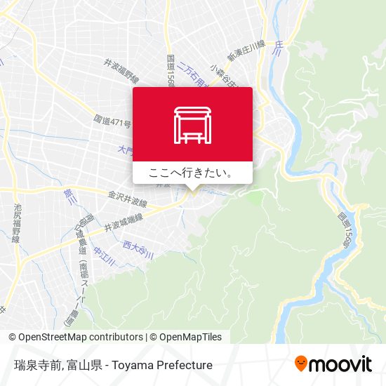瑞泉寺前地図