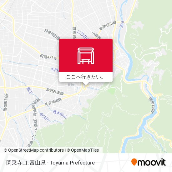 閑乗寺口地図