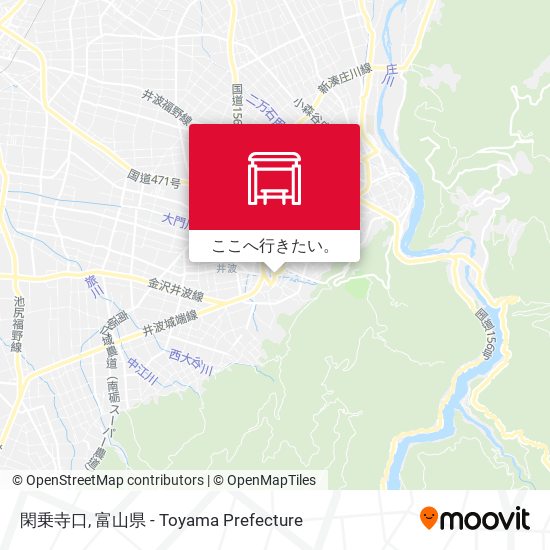 閑乗寺口地図