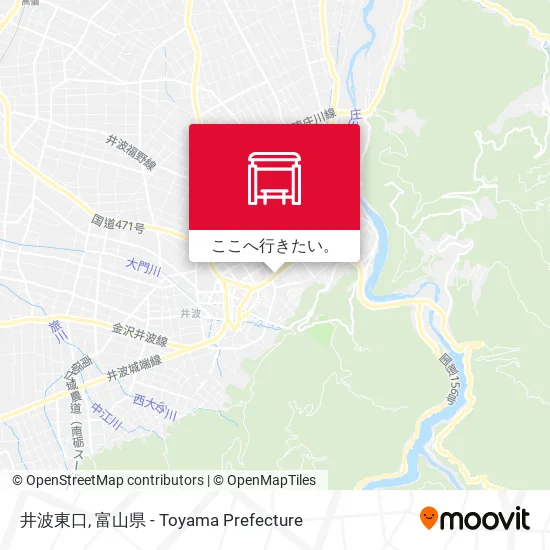 井波東口地図