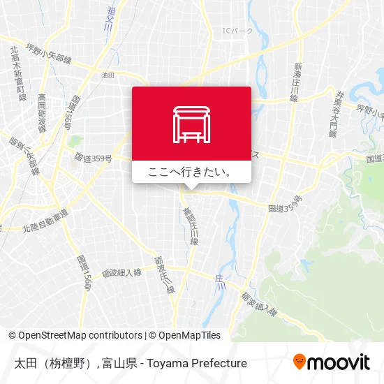 太田（栴檀野）地図