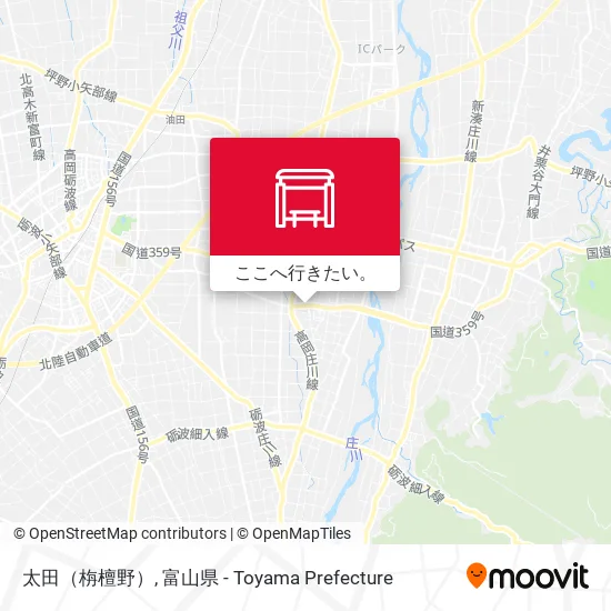 太田（栴檀野）地図