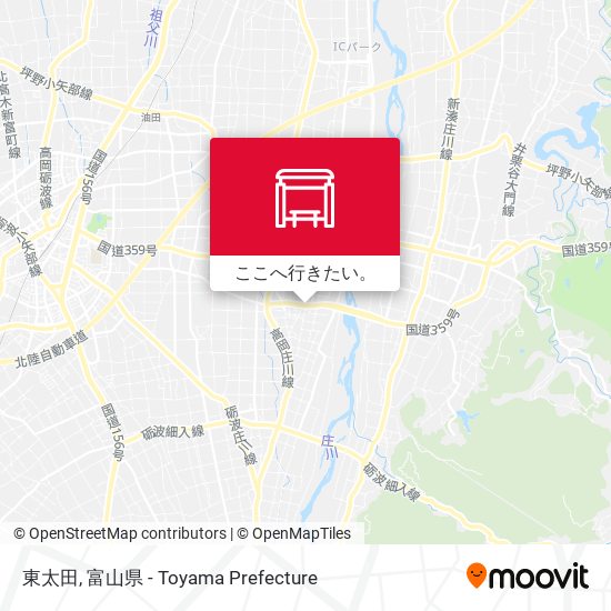 東太田地図