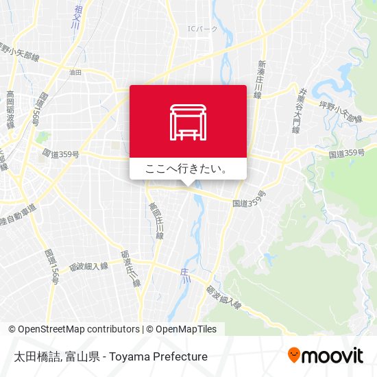 太田橋詰地図