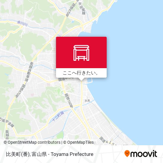 比美町(番)地図