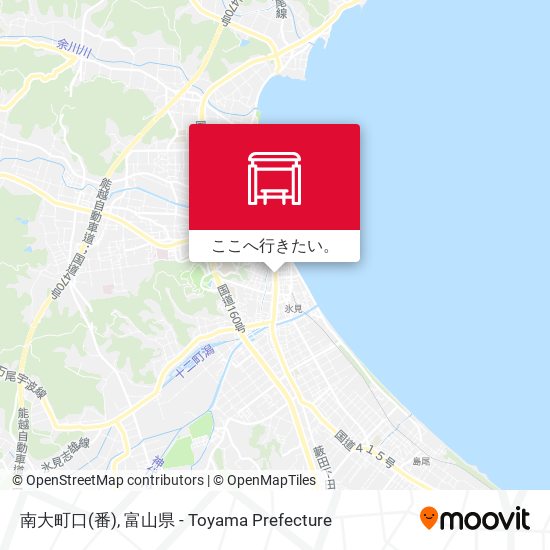 南大町口(番)地図
