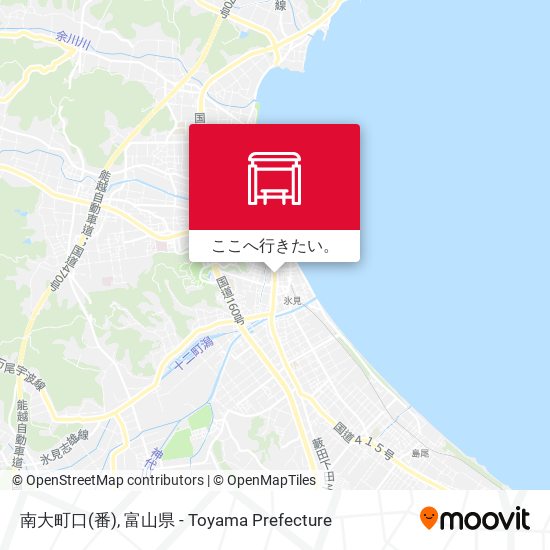 南大町口(番)地図