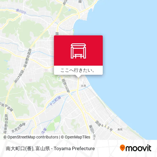 南大町口(番)地図